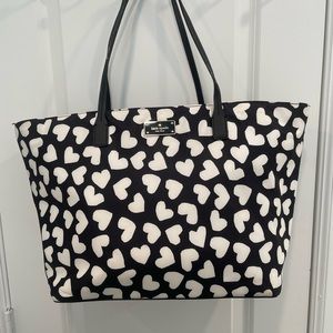 Kate Spade Black Valentine Tote